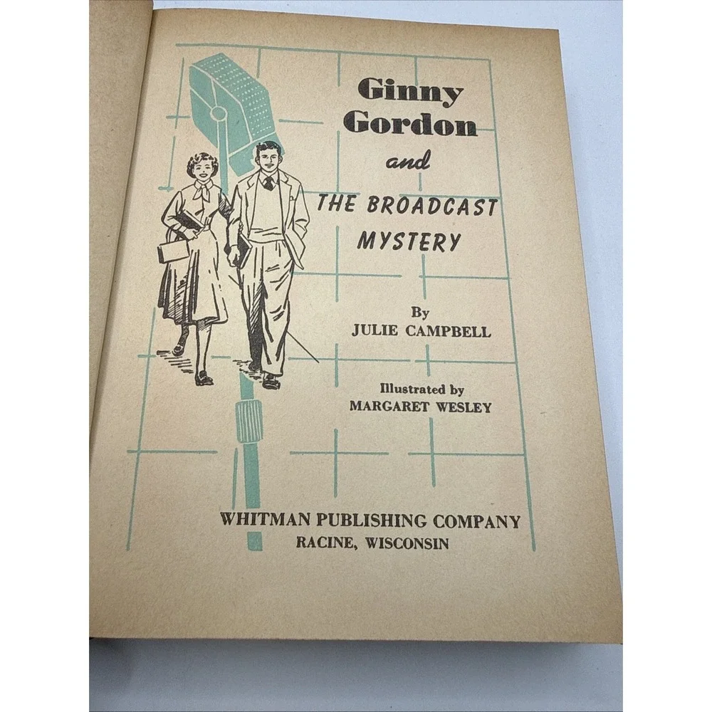 Lot 3-Ginny Gordon‎ Mysteries (J. Campbell) Vintage 1954 PIC